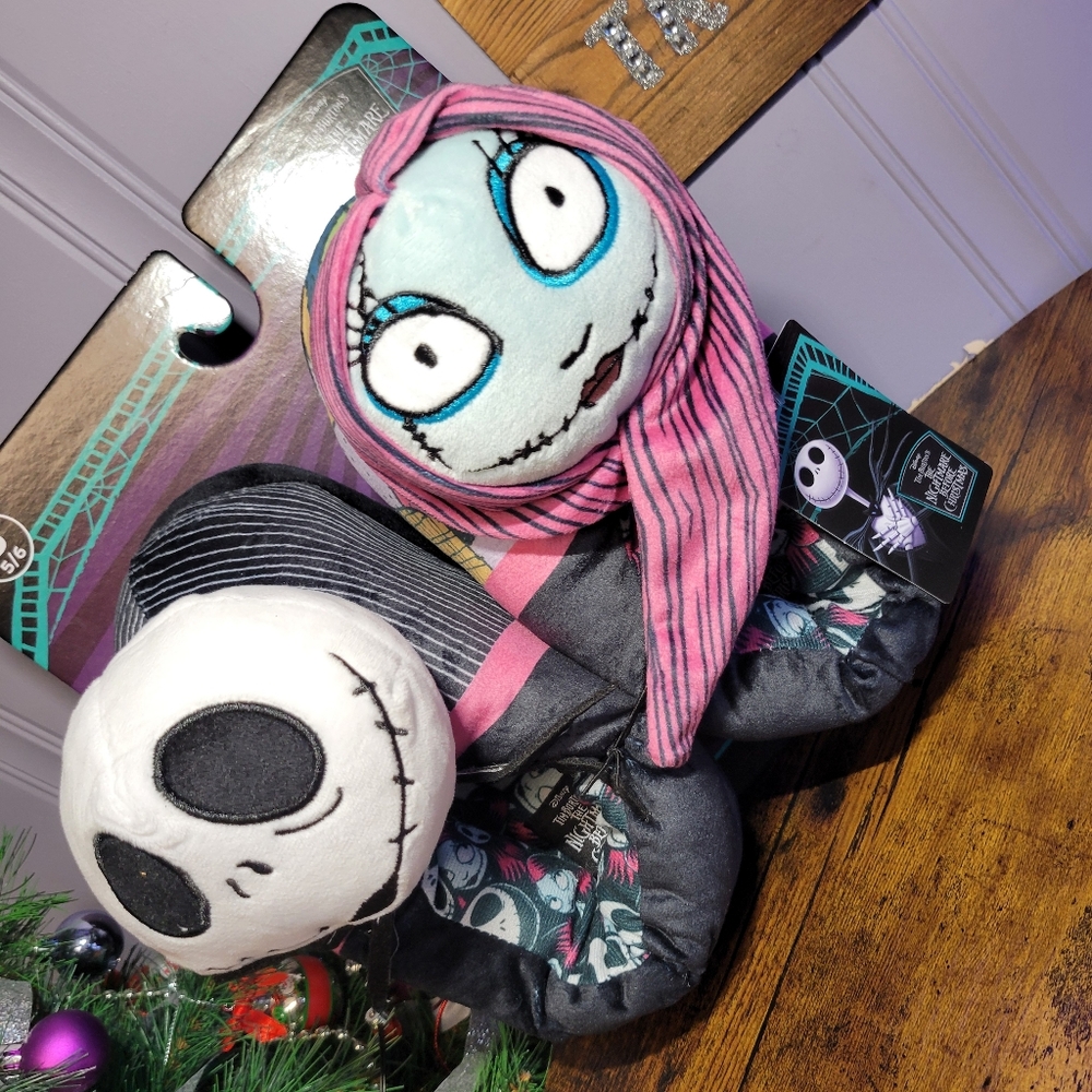 Disney Nightmare Before Christmas small 5/6 Plush Slippers